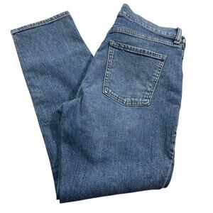 Old Navy Mid-Rise Boyfriend Jeans, Size 6, Medium Wash Cropped